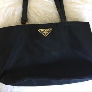 Black Prada Milano Nylon Purse